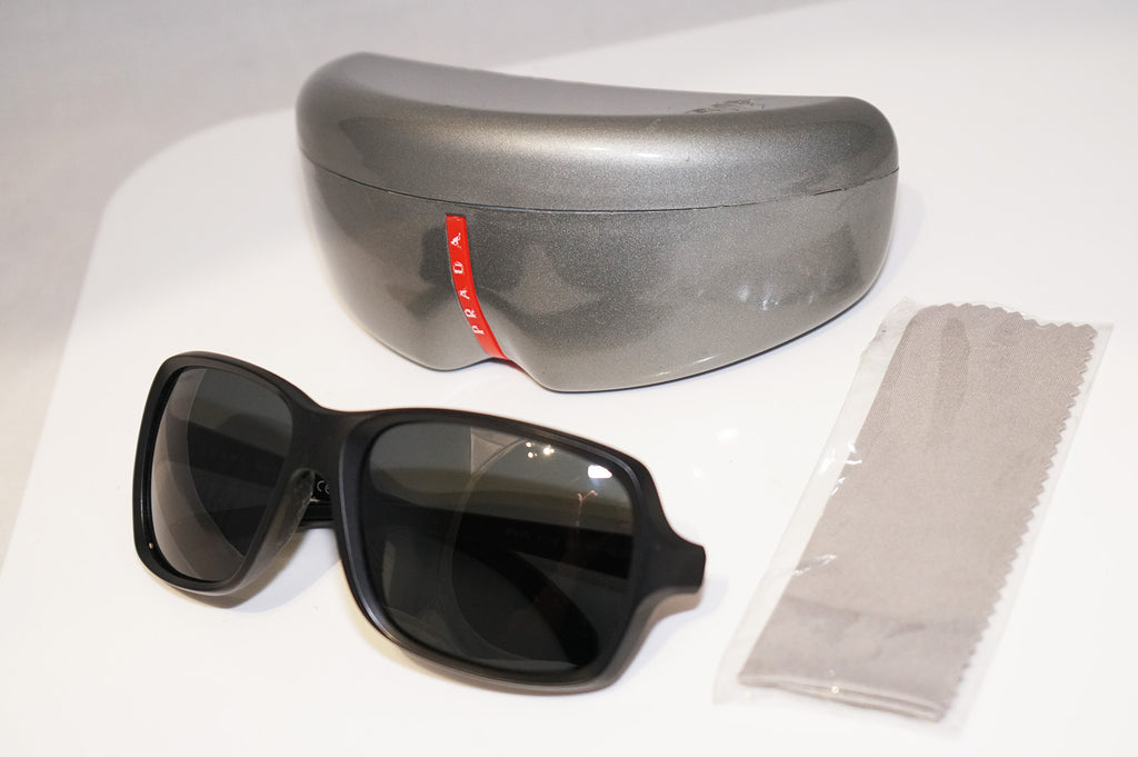 PRADA Mens Designer Sunglasses Black Square SPS 07L 1BO-1A1 14516
