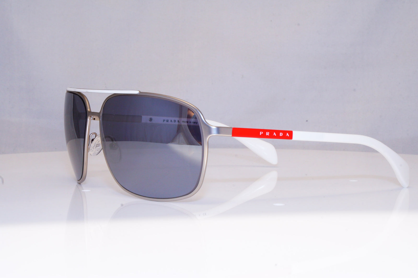prada white aviator sunglasses