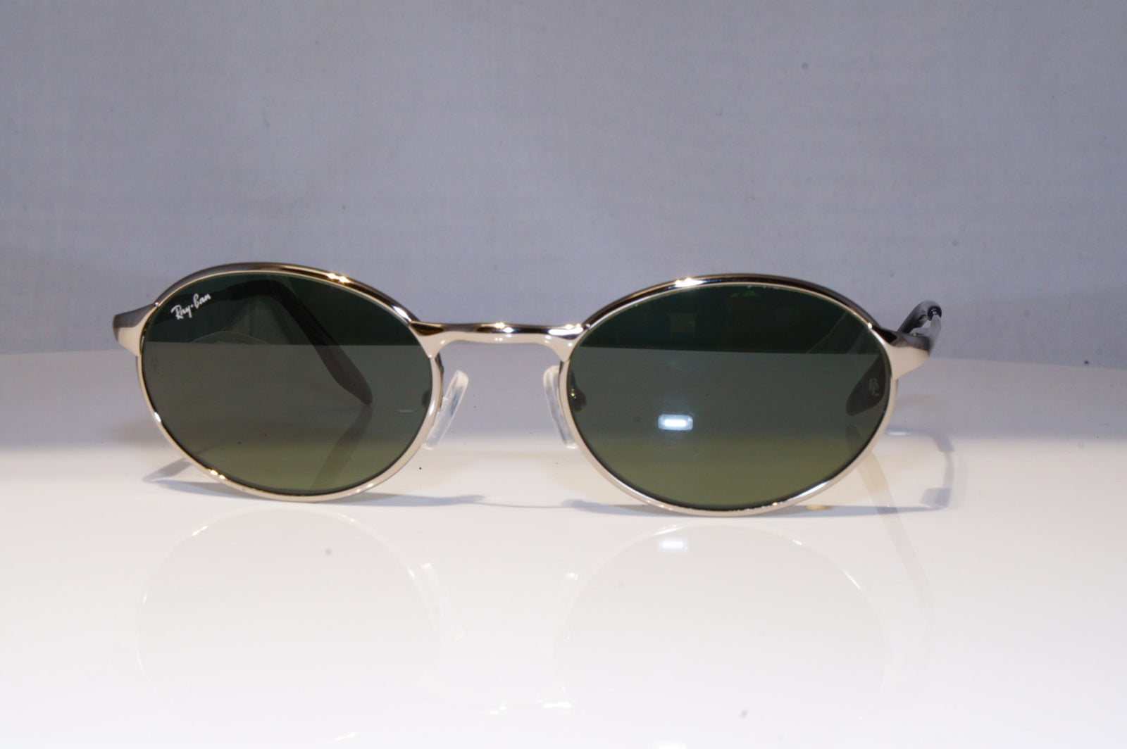 RAY-BAN Mens Vintage Designer Sunglasses Silver Oval W2839 SLV 21096 –  SunglassBlog