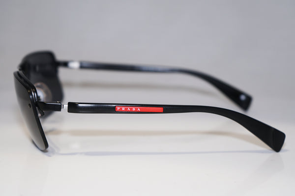 PRADA Mens Designer Sunglasses Black Rectangle SPS 50N 1BO-1A1 15088 ...