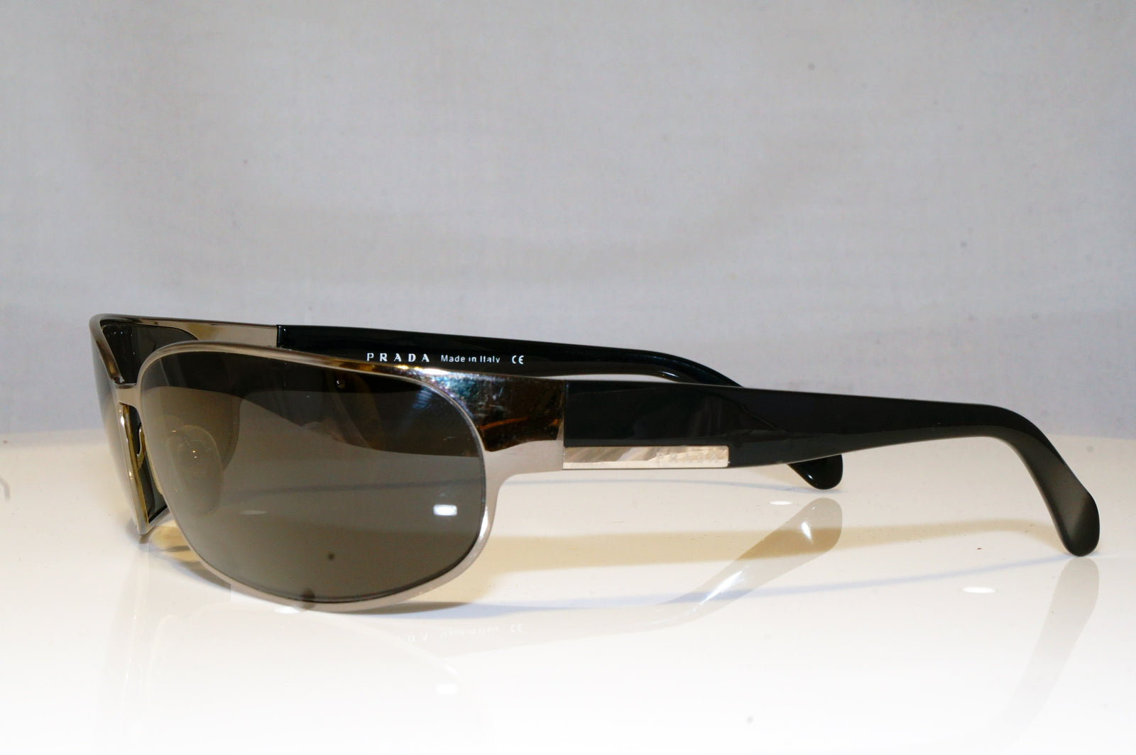 PRADA Mens Designer Sunglasses Black Wrap SPR 53F 5AV-1A1 17274 ...