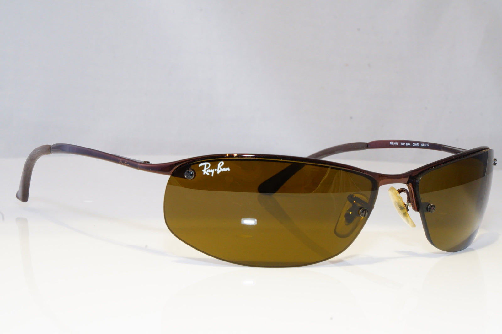 knop de studie Civiel RAY-BAN Mens Designer Sunglasses Brown Rectangle FLIGHT RB 3179 014/73 –  SunglassBlog