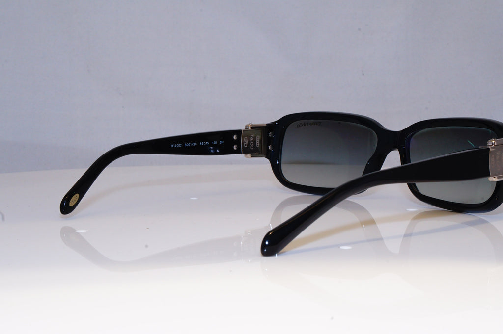 TIFFANY Womens Designer Sunglasses Black Rectangle TF 4002 8001/3C 193 ...