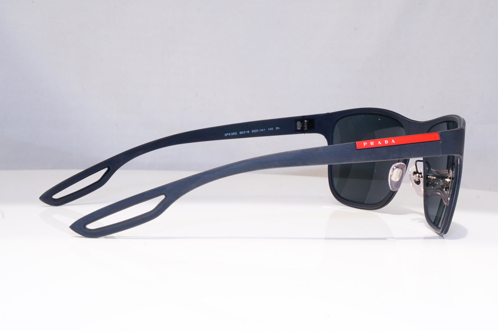 PRADA Mens Designer Sunglasses Black Cat Eye SPS 56Q DGO-1A1 18303 –  SunglassBlog