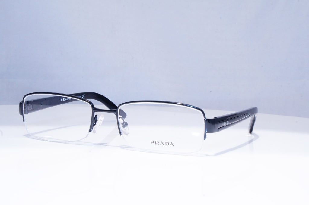 PRADA Mens Designer Optical Frames Black Rectangle VPR 69I 1BO-101 18274