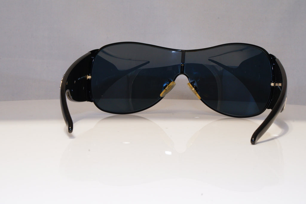 Dolce & Gabbana Womens Oversized Sunglasses Black Shield DG 2005 01/87 ...