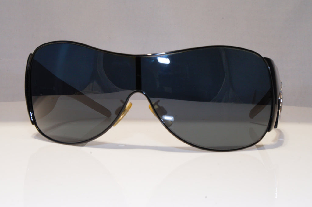 Dolce & Gabbana Womens Oversized Sunglasses Black Shield DG 2005 01/87 ...