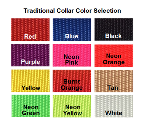 Colors available for cat safety collars with stretch section