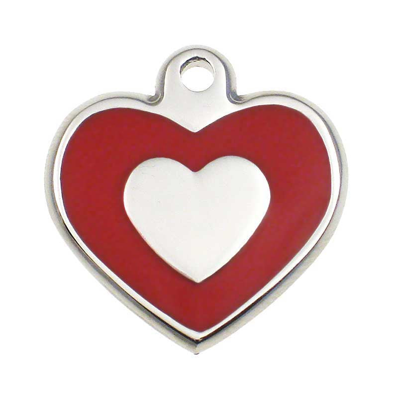 heart shaped dog tags for pets