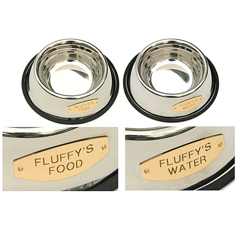 engraved dog bowls