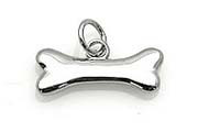 metal bone shaped pet tag