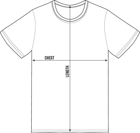 T-shirt measuring guide