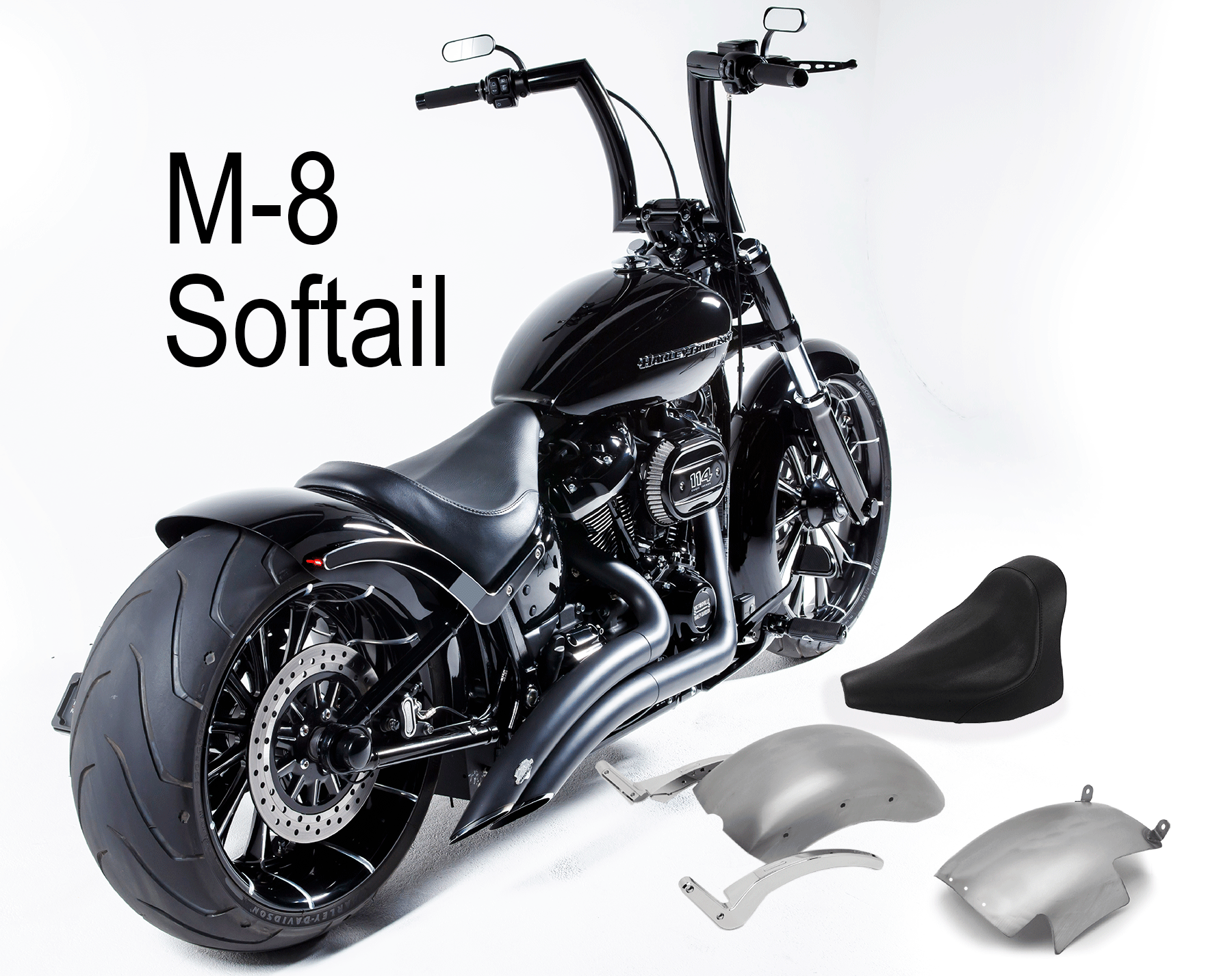 harley custom rear fender