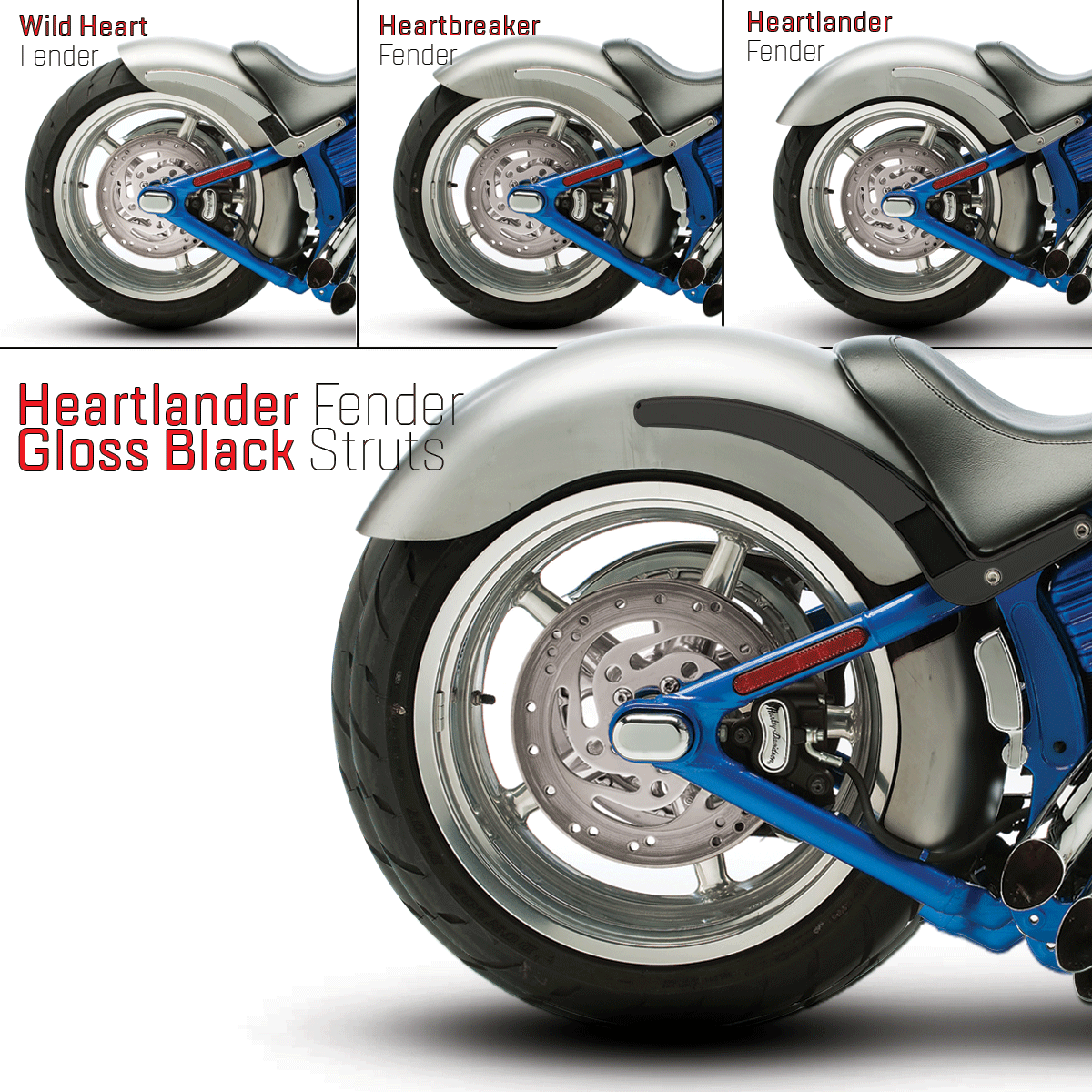 2008 fatboy rear fender