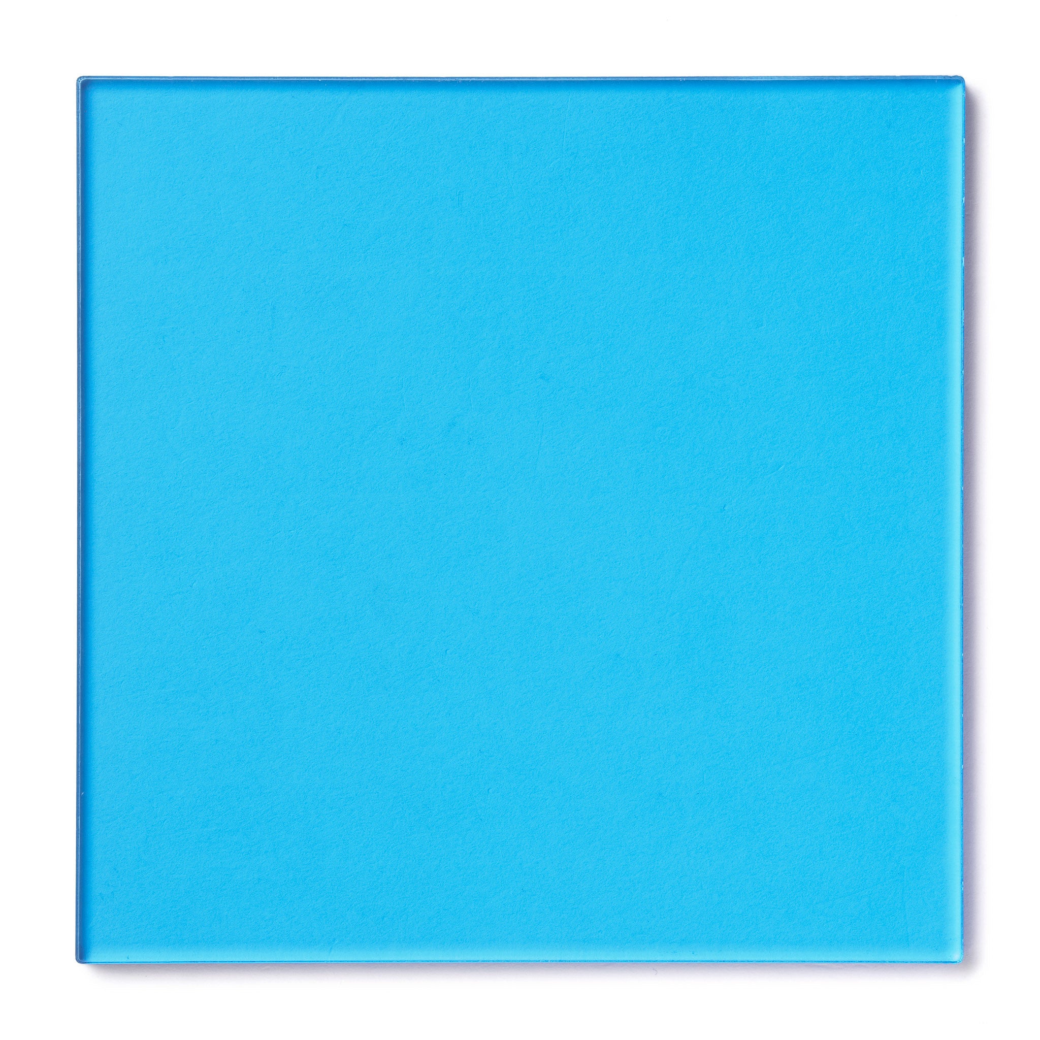 Blue Transparent Acrylic Square Rod