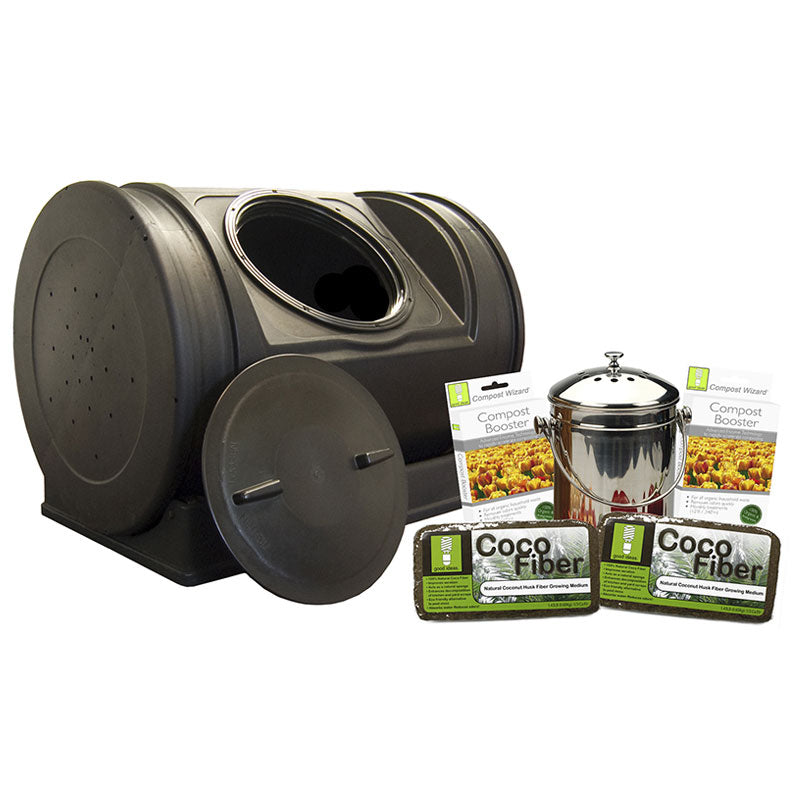 Premium Bokashi Composting Starter Kit (Includes 2 Bokashi Bins, 4.4 lbs of  Bokashi Bran and Full Instructions