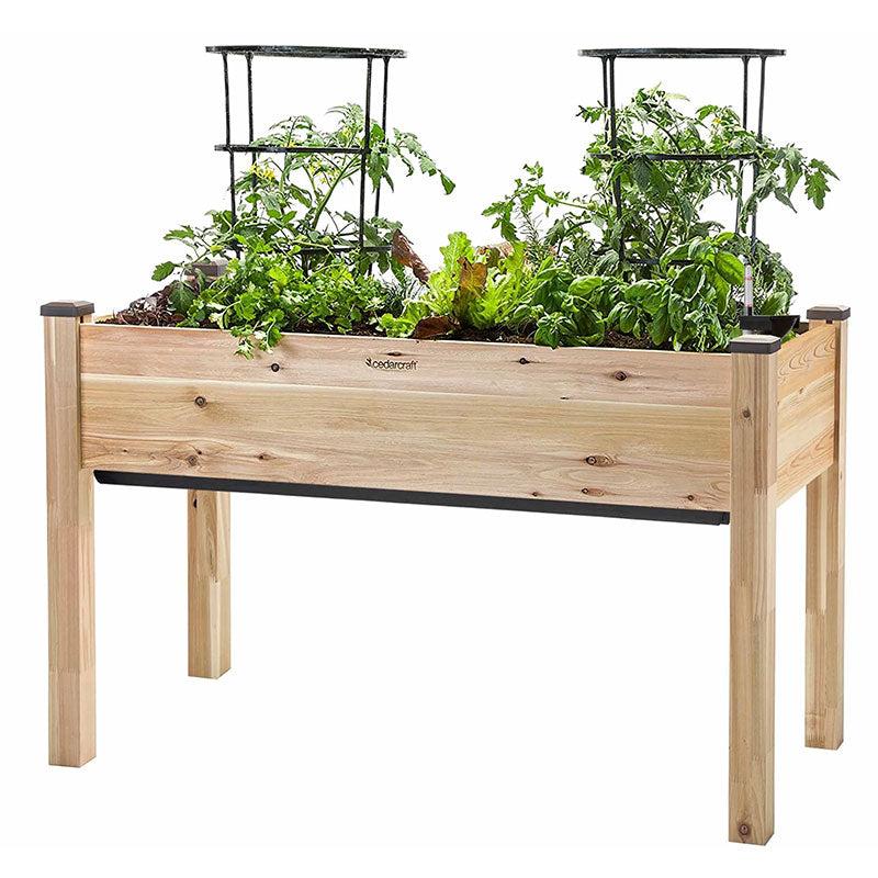 Natural Cedar Planter Boxes - 20W x 26L x 17H