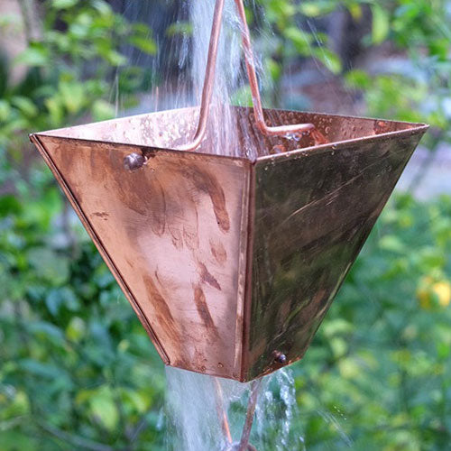 Extra Large Square Cups Rain Chain