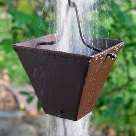 Extra Large Square Cups Rain Chain