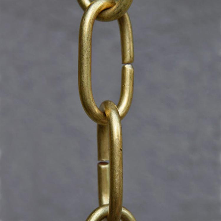 Large Brass Link Rain Chain  Brass Rain Chain – Free Shipping