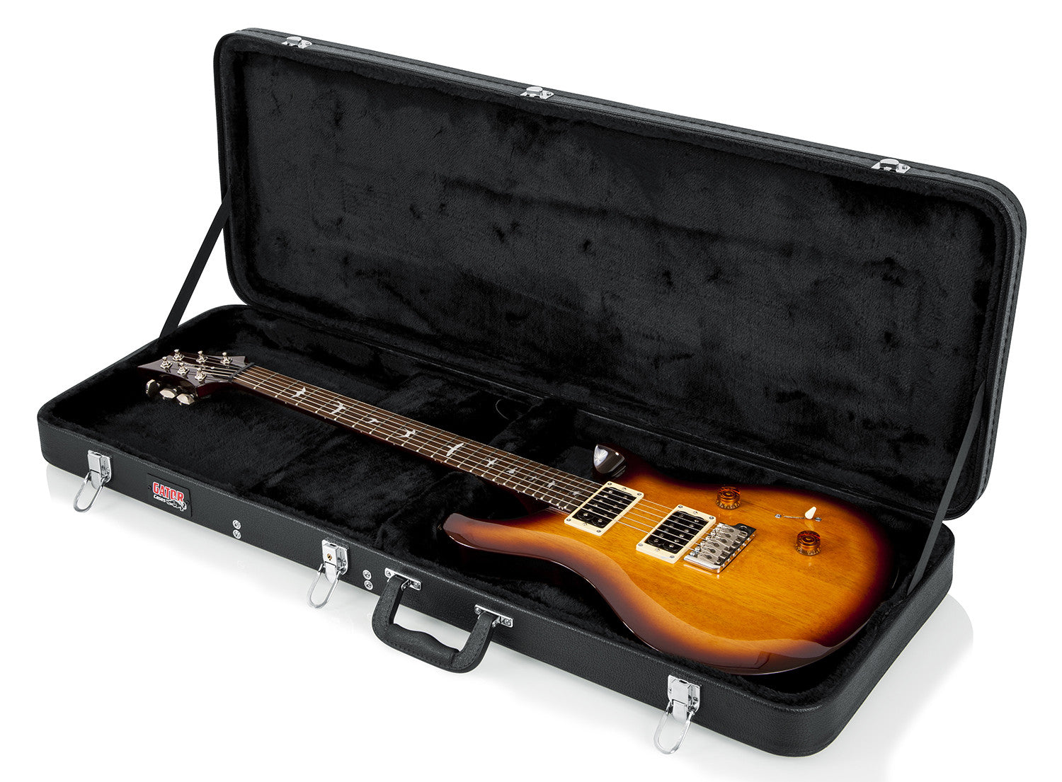 Hard-Shell Wood Case for PRS and Wide Body Style Guitars