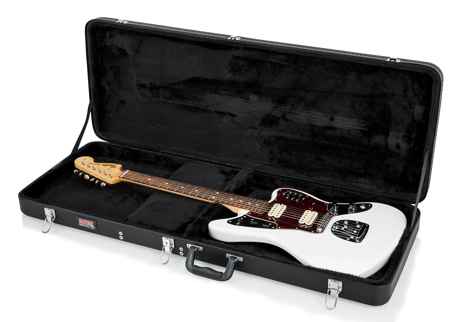Hard-Shell Wood Case for Jaguar, Jagmaster, & Jazzmaster Style Guitars