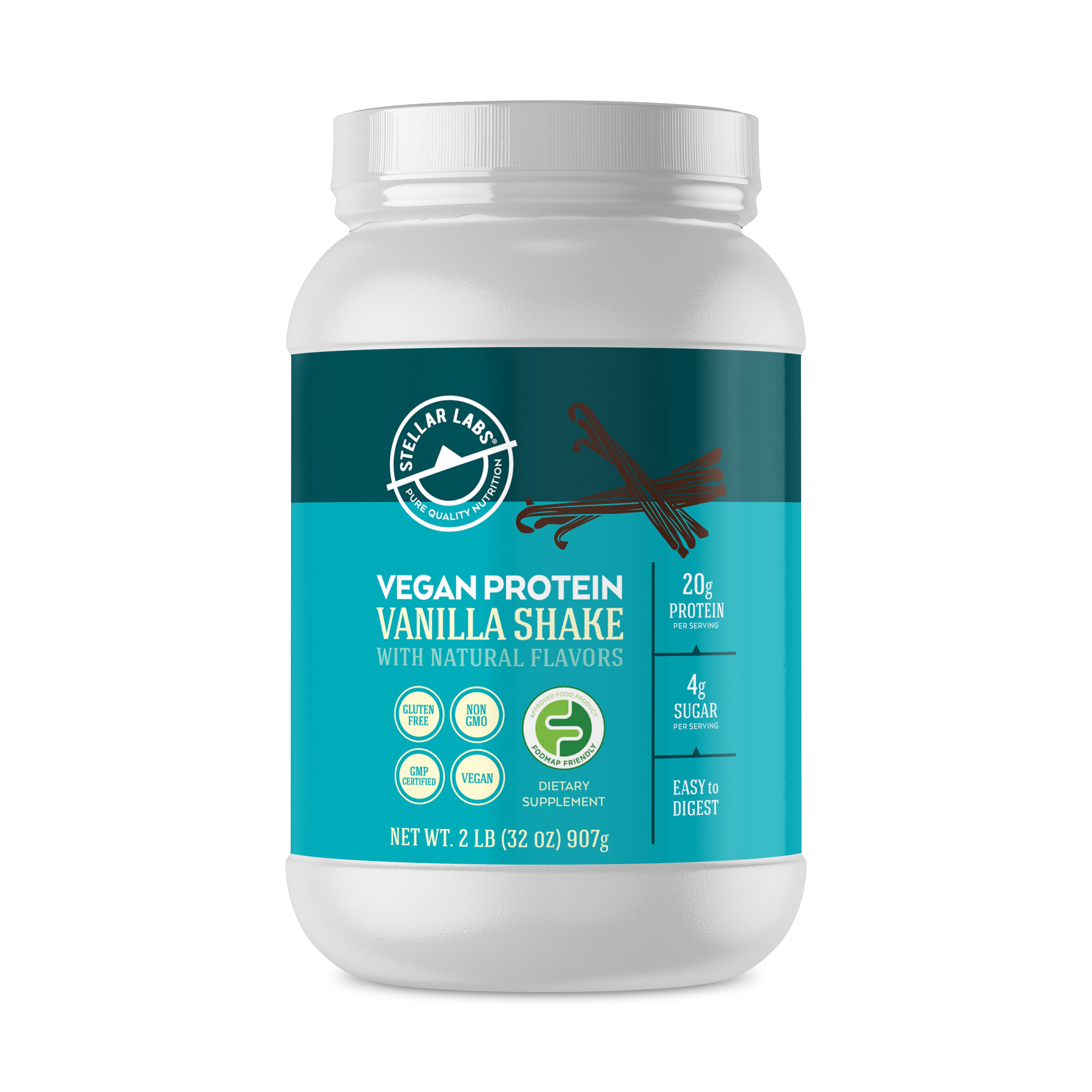 Vanilla Vegan Plant Protein Shake Stellar Labs®