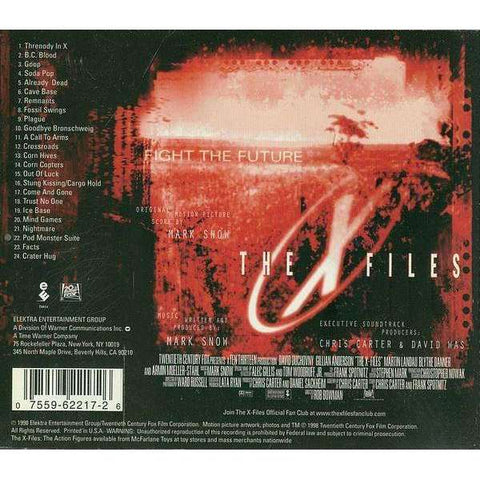 Soundtrack X Files Fight The Future Score Cd