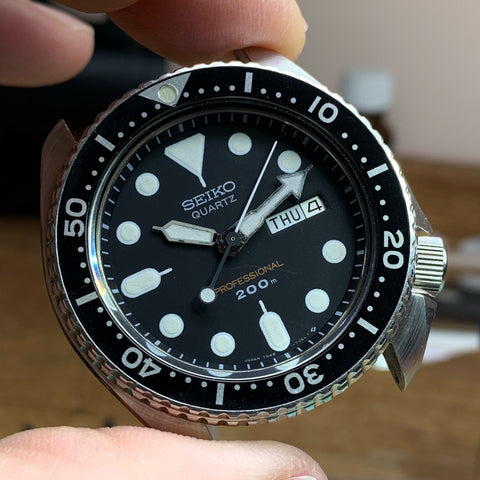 Servicing a vintage Seiko 7548-7010 quartz divers watch – ClockSavant