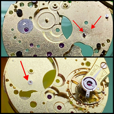 Servicing a 1940's Universal Geneve Compax chronograph 22465 calibre 285