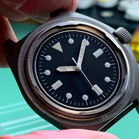 Servicing a 1970's Benrus Type I Class A military watch family watch