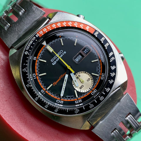 Resurrecting a 1972 Seiko 6139-6032 Speedtimer family watch