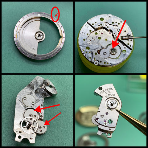 Servicing a 1950's Waltham Premier 65 AS 1580 family watch