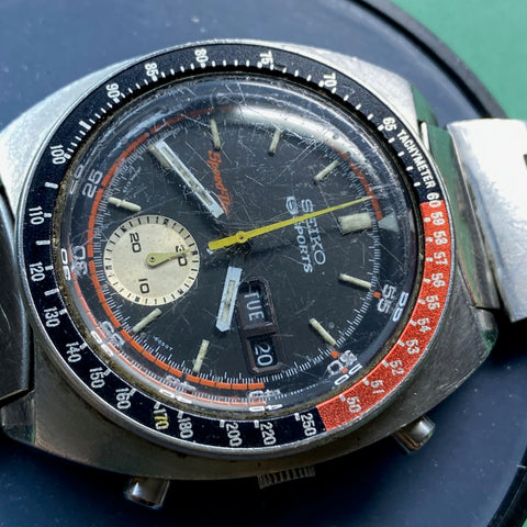 Resurrecting a 1972 Seiko 6139-6032 Speedtimer family watch