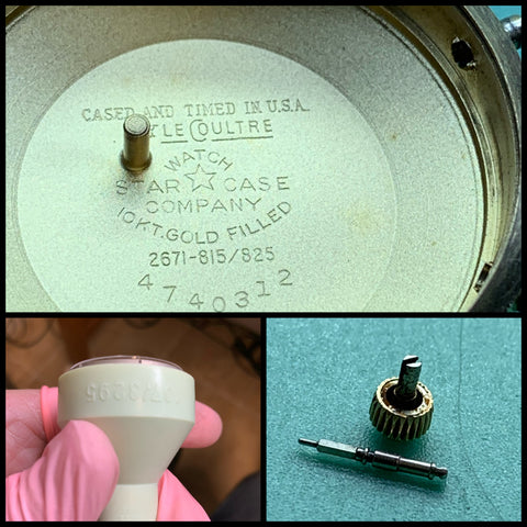 Servicing an early 1960's automatic LeCoultre Memovox Alarm Date calibre 825