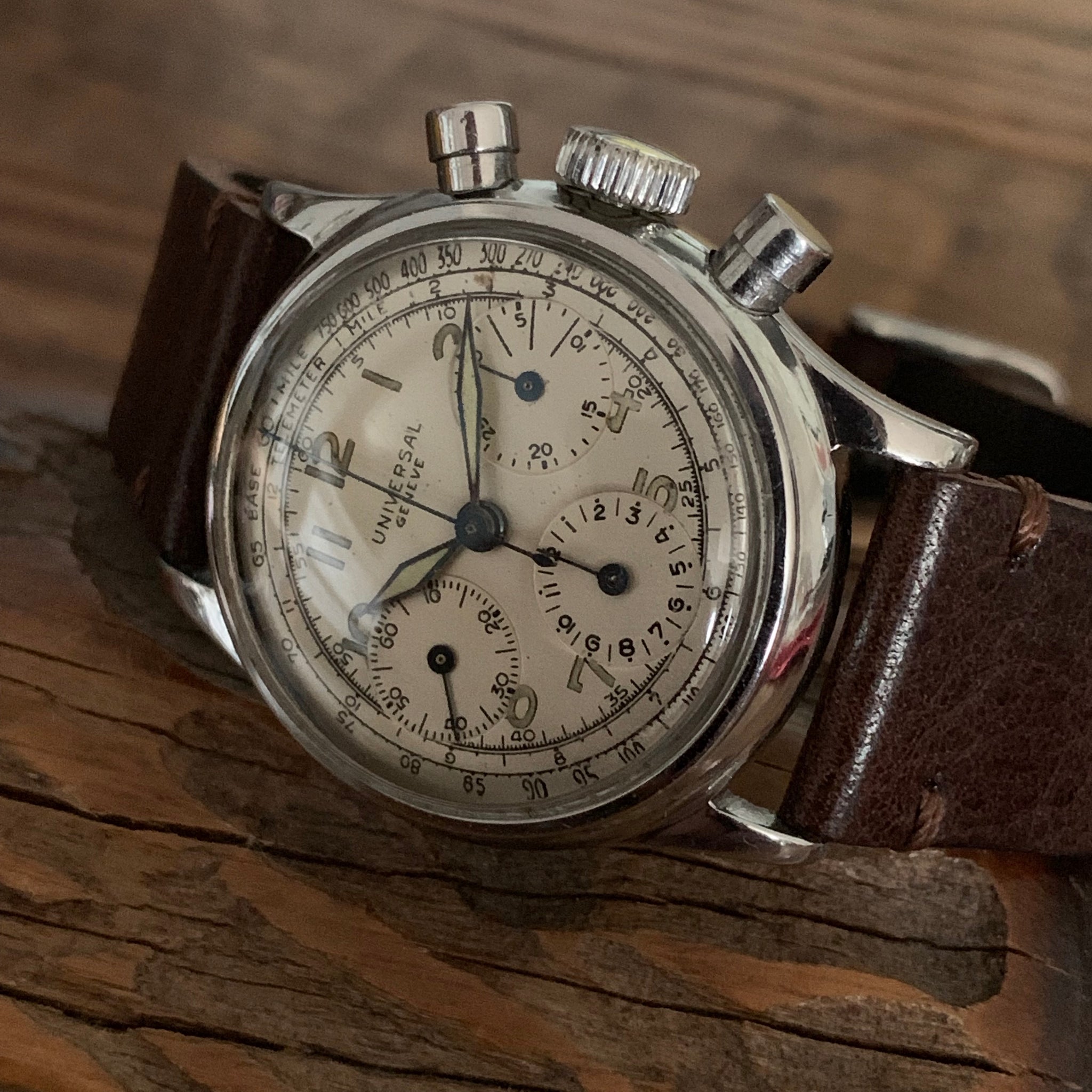 Upon Request Only - Universal Geneve Vintage Chronograph Reference 222 ...