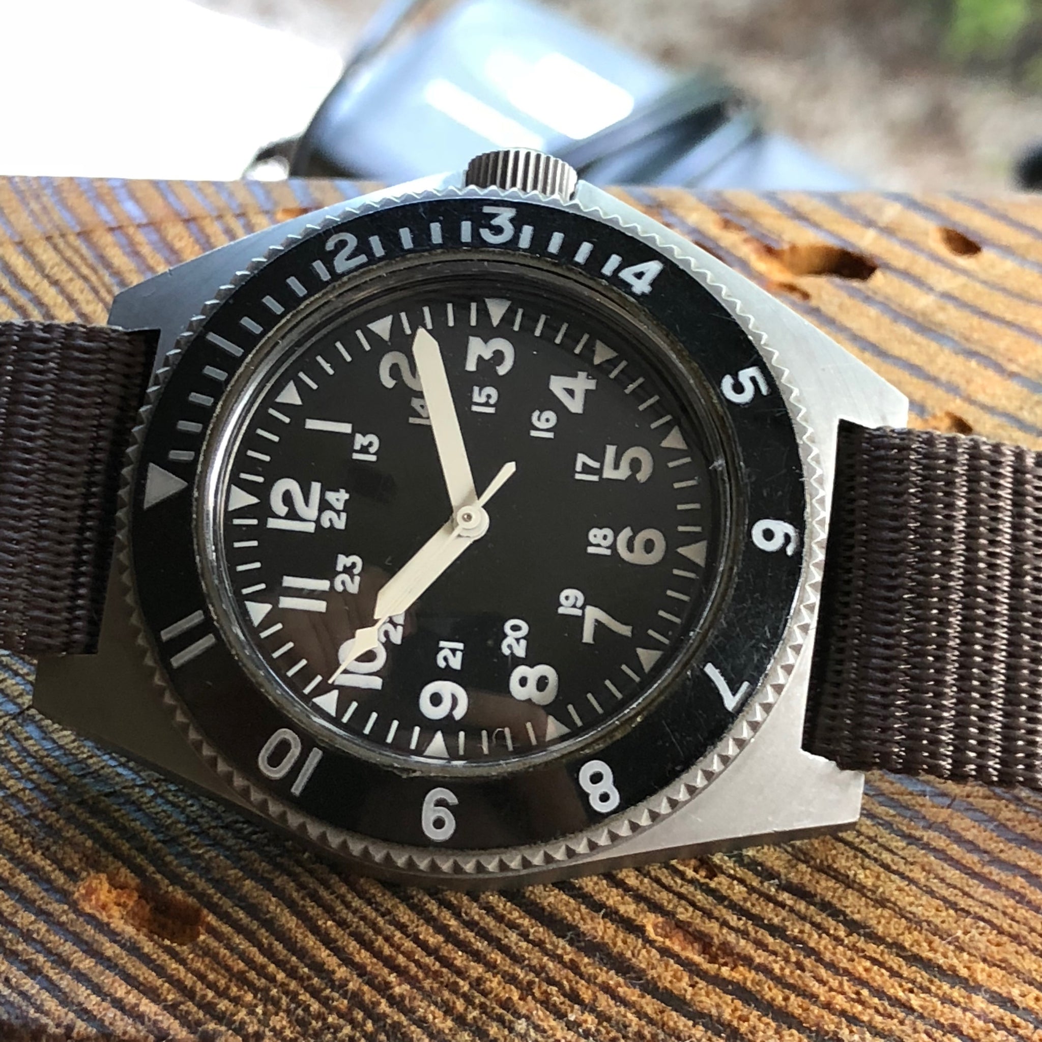 Sold - Benrus Type II Class B MIL-W-50717 Military Dive Watch With Hac ...