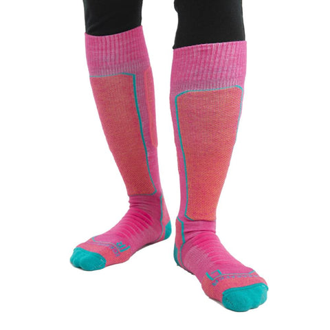 Calcetines de esquí de mujer X-Socks Ski Rider Silver 4.0 xssmkrw19w-g231