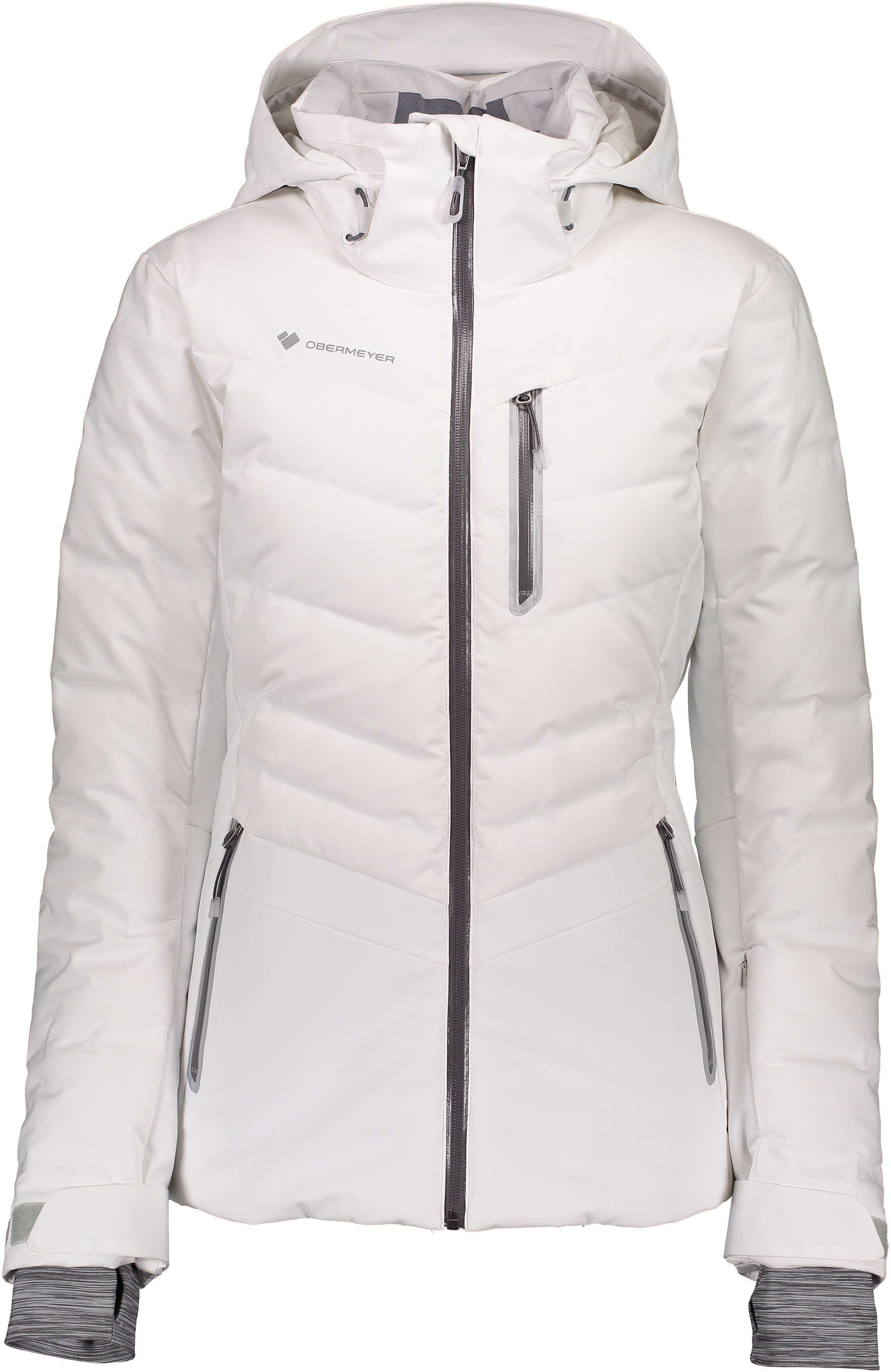 ladies white down jacket