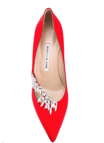 manolo blahnik nadira red