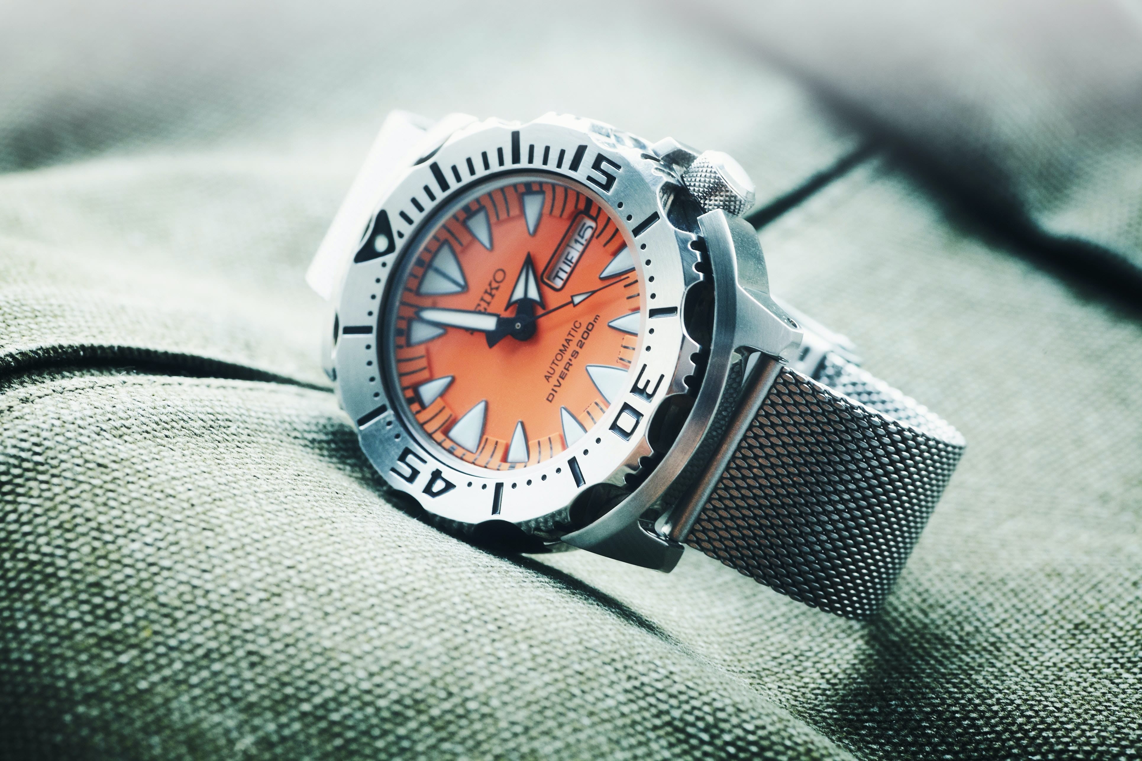  Image of a seiko dive watch 