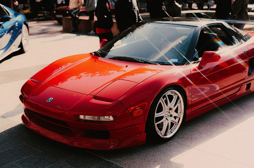 Image of the 1991 Acura NSX  on the road 