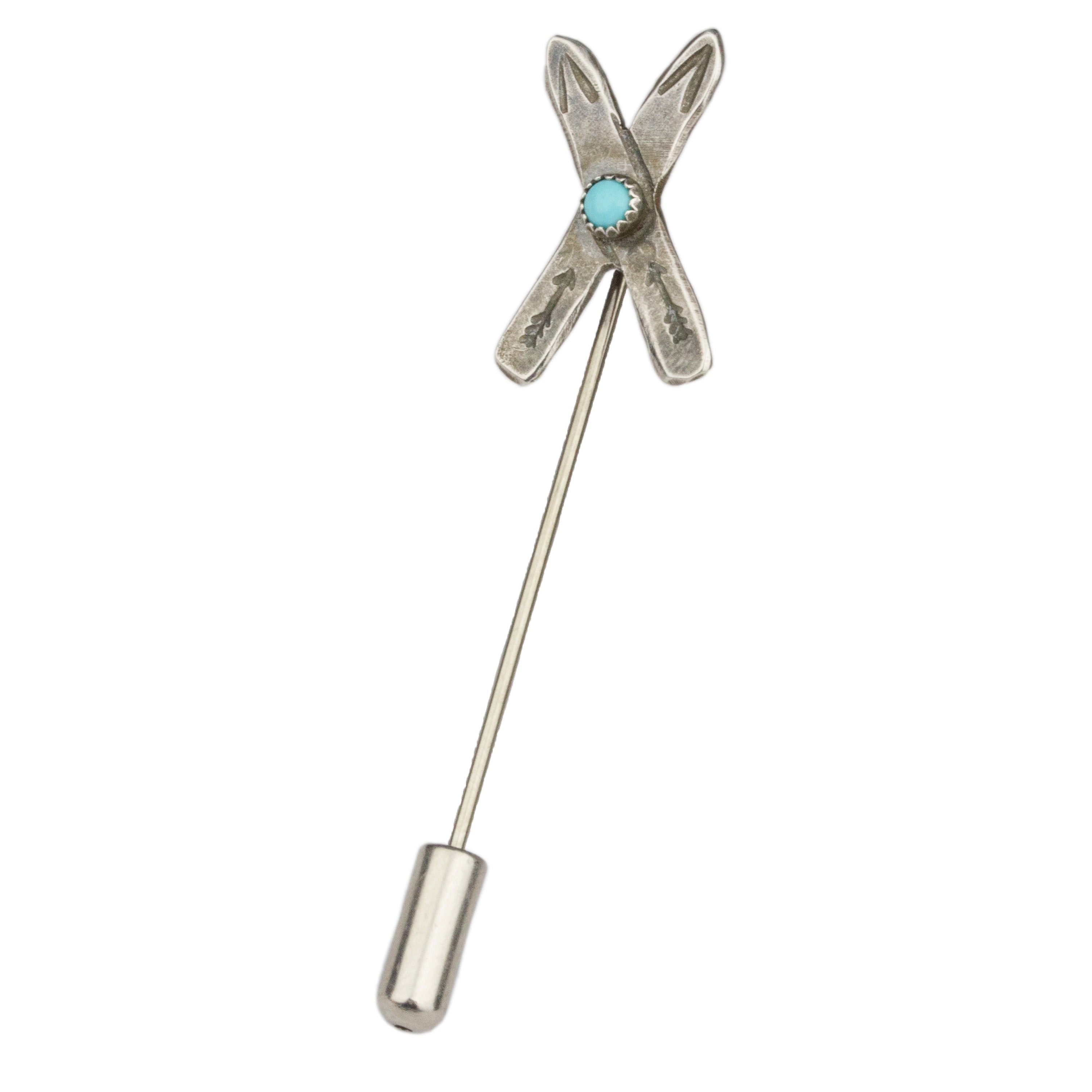 Turquoise Ski Hat Pin