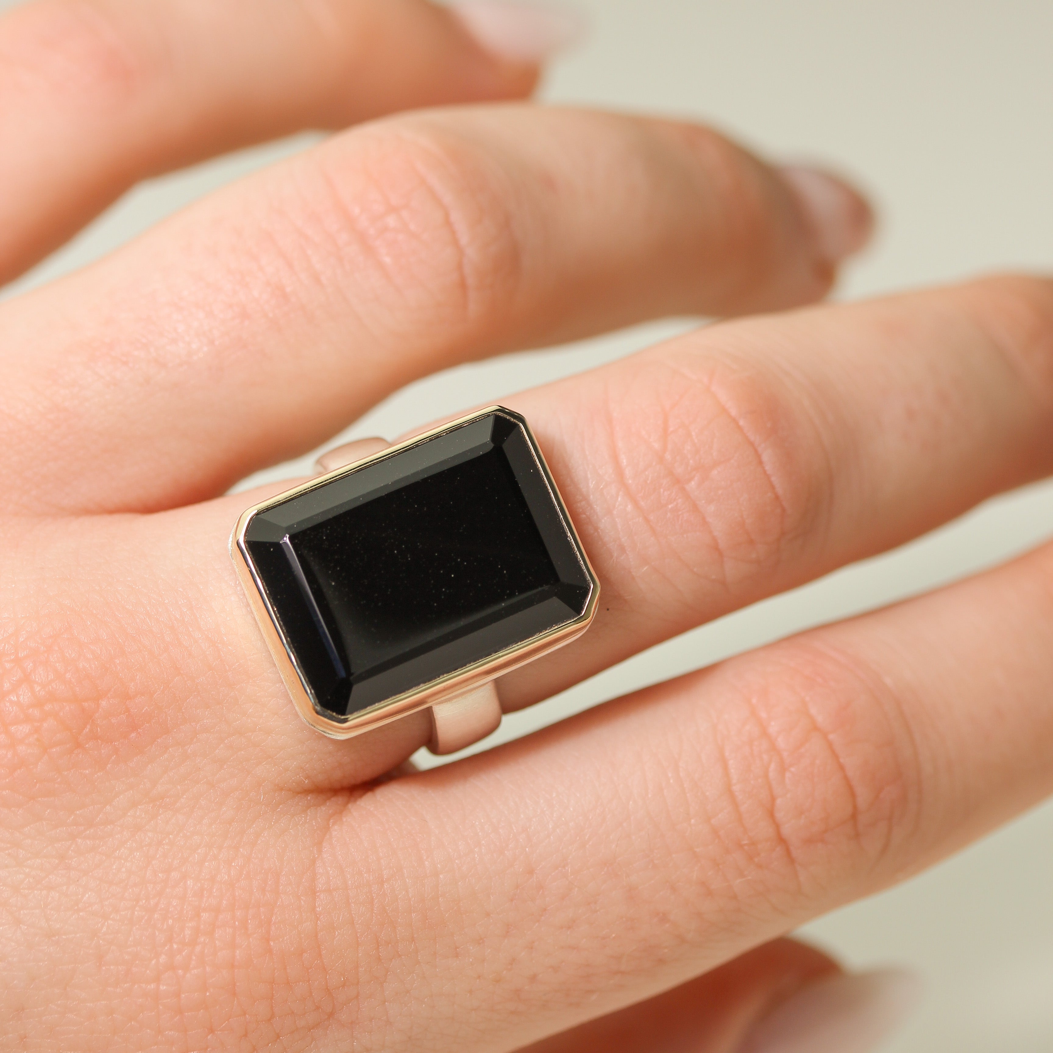 Black Onyx Ring - Chemistry Jewelry