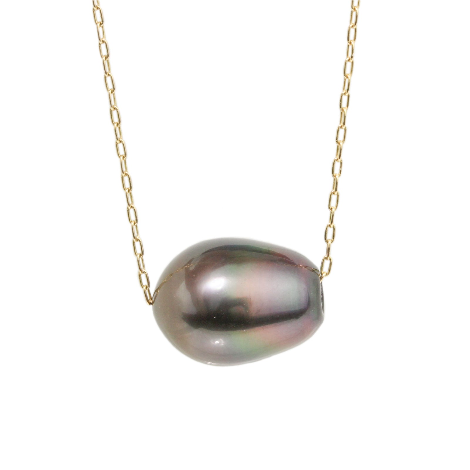 Annie Adjustable Freshwater Pearl Chain Necklace