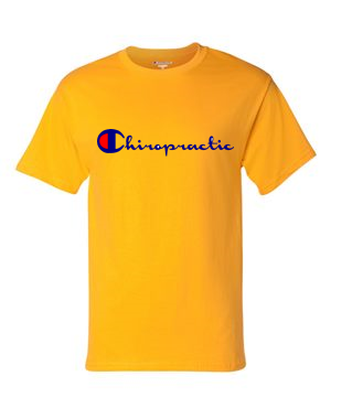 gold champion t shirt