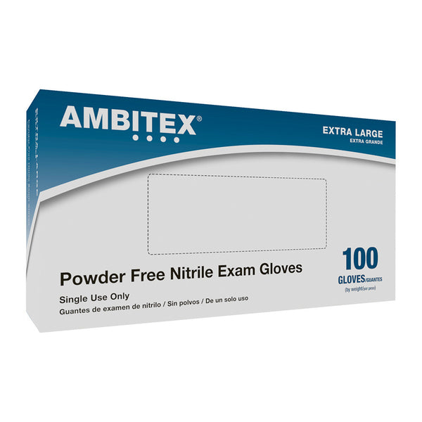 Gloves - AMBITEX® Nitrile Select Powder-Free Exam Gloves – SCU Campus Store