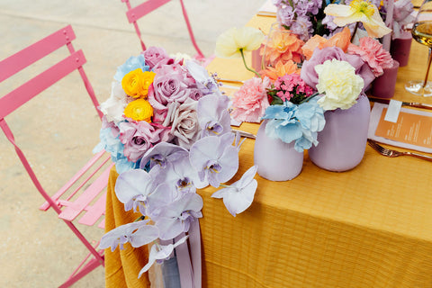 Bright Florals Wedding Styling