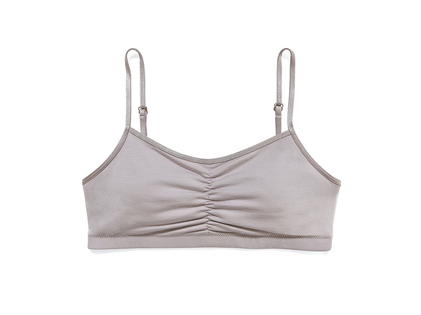 Astrid Jersey Bralette with Lace S M 2XL, White / Mist