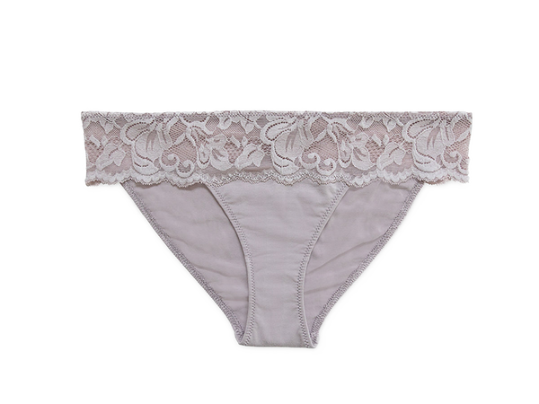 White Astrid Brief Panty With White Lace